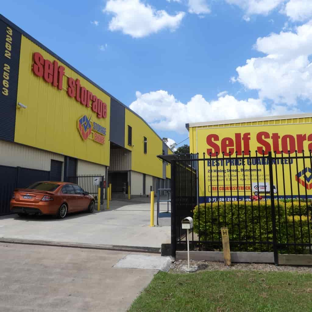 Front gate at the Ipswich self storage location